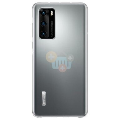 Huawei P40 originalus dėklas (skaidrus) +++ TOP Kokybė