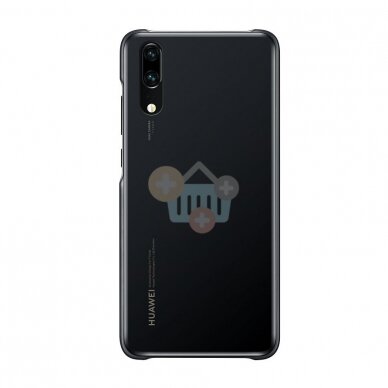 Huawei P20 originalus dėklas Color Case (juodas) +++ TOP Kokybė Huawei P20 originalus dėklas Color Case (juodas) +++ TOP Kokybė