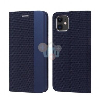Huawei P30 Lite dėklas Smart Senso (tamsiai mėlynas) 2 Huawei P30 Lite dėklas Smart Senso (tamsiai mėlynas) 2