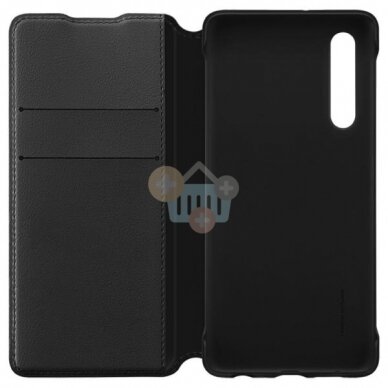 Huawei P30 originalus dėklas Wallet Cover (juodas) +++ TOP Kokybė 3 Huawei P30 originalus dėklas Wallet Cover (juodas) +++ TOP Kokybė 3