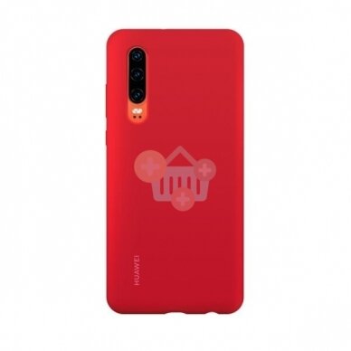 Huawei P30 originalus silikoninis dėklas (raudonas) +++ TOP Kokybė Huawei P30 originalus silikoninis dėklas (raudonas) +++ TOP Kokybė