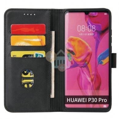 Huawei P30 Pro dėklas Magnet Case Elegant (juodas) +++ TOP Balansas 3 Huawei P30 Pro dėklas Magnet Case Elegant (juodas) +++ TOP Balansas 3