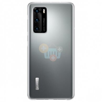 Huawei P40 originalus dėklas (skaidrus) +++ TOP Kokybė Huawei P40 originalus dėklas (skaidrus) +++ TOP Kokybė