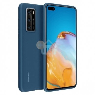 Huawei P40 originalus silikoninis dėklas (mėlynas) +++ TOP Kokybė 1 Huawei P40 originalus silikoninis dėklas (mėlynas) +++ TOP Kokybė 1