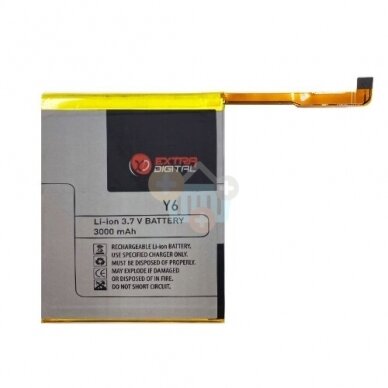 Huawei Y6 (2018) baterija Extra Digital +++ TOP Efektyvumas Huawei Y6 (2018) baterija Extra Digital +++ TOP Efektyvumas