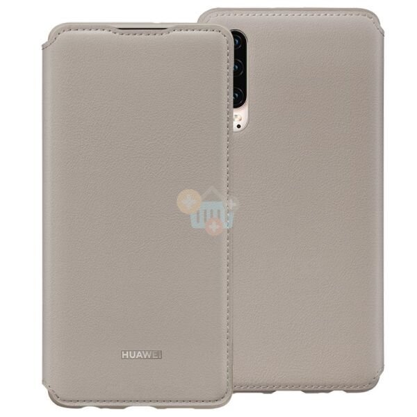 Huawei P30 originalus dėklas Wallet Cover (rusvai žalsva) +++ TOP Kokybė Huawei P30 originalus dėklas Wallet Cover (rusvai žalsva) +++ TOP Kokybė
