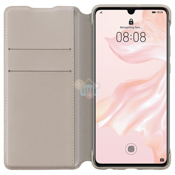 Huawei P30 originalus dėklas Wallet Cover (rusvai žalsva) +++ TOP Kokybė 3 Huawei P30 originalus dėklas Wallet Cover (rusvai žalsva) +++ TOP Kokybė 3