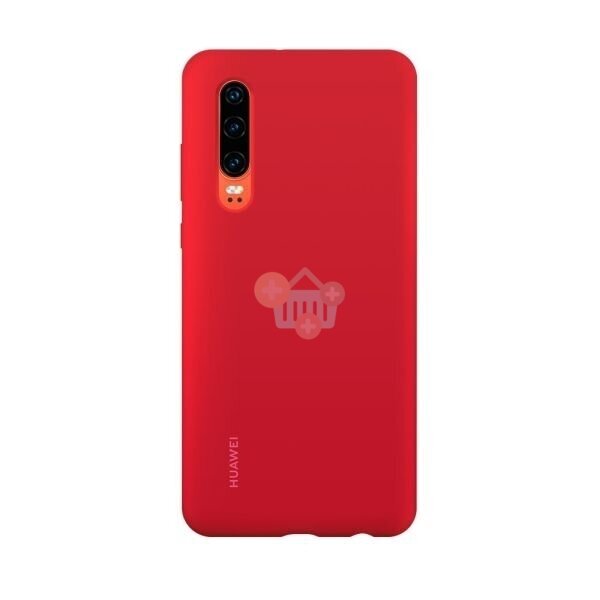 Huawei P30 originalus silikoninis dėklas (raudonas) +++ TOP Kokybė Huawei P30 originalus silikoninis dėklas (raudonas) +++ TOP Kokybė