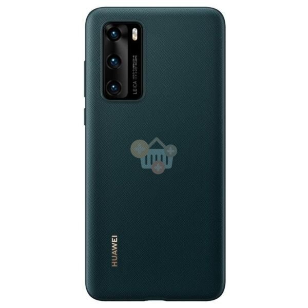 Huawei P40 originalus dėklas (tamsiai žalias) +++ TOP Kokybė