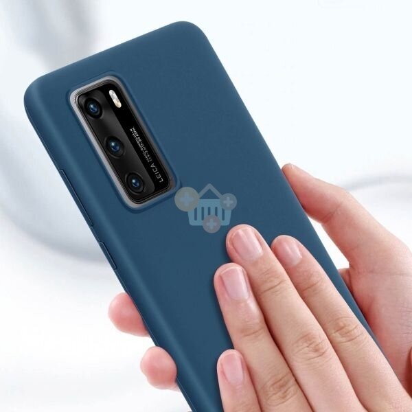 Huawei P40 originalus silikoninis dėklas (mėlynas) +++ TOP Kokybė 2 Huawei P40 originalus silikoninis dėklas (mėlynas) +++ TOP Kokybė 2