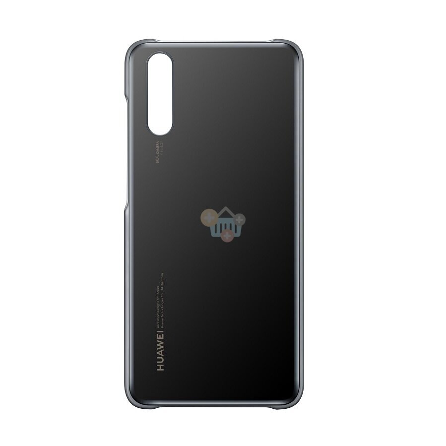 Huawei P20 originalus dėklas Color Case (juodas) +++ TOP Kokybė 1 Huawei P20 originalus dėklas Color Case (juodas) +++ TOP Kokybė 1
