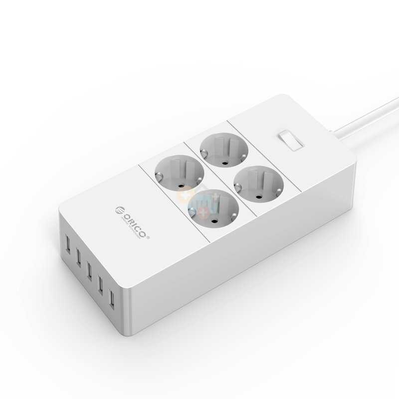Ilgintuvas su papildomomis USB ORICO USB HPC-4A5U-V1-EU-WH Ilgintuvas su papildomomis USB ORICO USB HPC-4A5U-V1-EU-WH