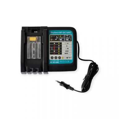 Įrankių akumuliatorių įkroviklis MAKITA DC18RC 14.4V-18V 3A Li-ion Įrankių akumuliatorių įkroviklis MAKITA DC18RC 14.4V-18V 3A Li-ion