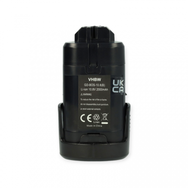 Įrankių akumuliatorius BOSCH 2 607 336 863, 10.8V, 2.0Ah, Li-ion