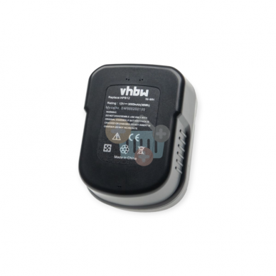 Įrankių akumuliatorius BLACK & DECKER HPB12, 12V, 3.0Ah, Ni-MH 1
