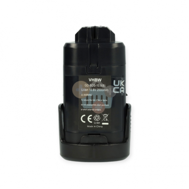 Įrankių akumuliatorius BOSCH 2 607 336 863, 10.8V, 2.0Ah, Li-ion Įrankių akumuliatorius BOSCH 2 607 336 863, 10.8V, 2.0Ah, Li-ion