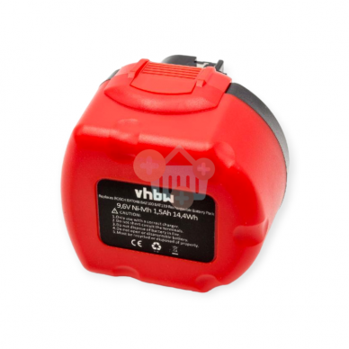 Įrankių akumuliatorius BOSCH BAT048, 9.6V, 1.5Ah Ni-MH 1