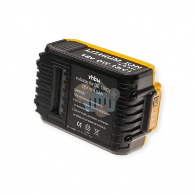 Įrankių akumuliatorius DEWALT DCB184, 18V, 4.0Ah, Li-ion 2 Įrankių akumuliatorius DEWALT DCB184, 18V, 4.0Ah, Li-ion 2