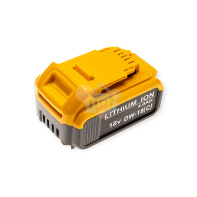 Įrankių akumuliatorius DEWALT DCB184, 18V, 4.0Ah, Li-ion 1 Įrankių akumuliatorius DEWALT DCB184, 18V, 4.0Ah, Li-ion 1