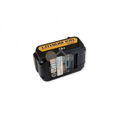 Įrankių akumuliatorius DEWALT DCB184, 18V, 4.0Ah, Li-ion EXD 2