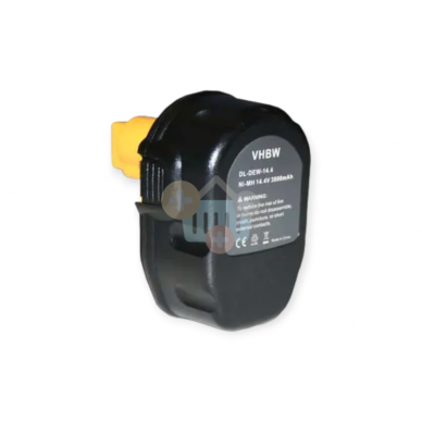 Įrankių akumuliatorius DEWALT DE9038, 14.4V, 3.0Ah, Ni-MH 1 Įrankių akumuliatorius DEWALT DE9038, 14.4V, 3.0Ah, Ni-MH 1