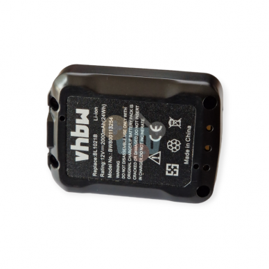 Įrankių akumuliatorius MAKITA BL1021B 12V, 2.0Ah, Li-ion 2 Įrankių akumuliatorius MAKITA BL1021B 12V, 2.0Ah, Li-ion 2