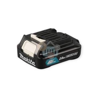 Įrankių akumuliatorius MAKITA BL1021B 12V, 2.0Ah, Li-ion originalus 1 Įrankių akumuliatorius MAKITA BL1021B 12V, 2.0Ah, Li-ion originalus 1