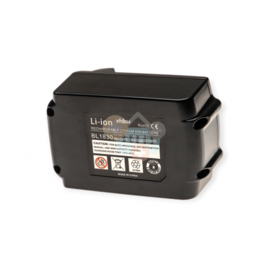 Įrankių akumuliatorius MAKITA BL1830B 18V, 3.0Ah, Li-ion 1 Įrankių akumuliatorius MAKITA BL1830B 18V, 3.0Ah, Li-ion 1