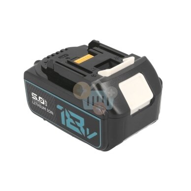 Įrankių akumuliatorius MAKITA BL1850B 18V, 5.0Ah, Li-ion 2 Įrankių akumuliatorius MAKITA BL1850B 18V, 5.0Ah, Li-ion 2