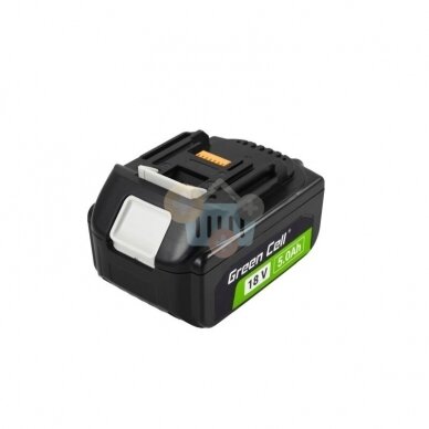 Įrankių akumuliatorius MAKITA BL1850B 18V, 5.0Ah, Li-ion GC Įrankių akumuliatorius MAKITA BL1850B 18V, 5.0Ah, Li-ion GC