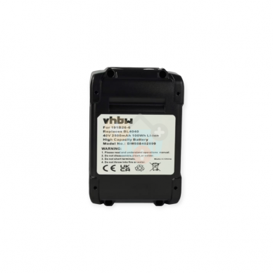 Įrankių akumuliatorius MAKITA BL4040 40V, 2.5Ah, Li-ion 1 Įrankių akumuliatorius MAKITA BL4040 40V, 2.5Ah, Li-ion 1