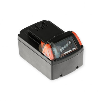 Įrankių akumuliatorius MILWAUKEE M18, 18V, 6Ah, Li-ion EXD Įrankių akumuliatorius MILWAUKEE M18, 18V, 6Ah, Li-ion EXD