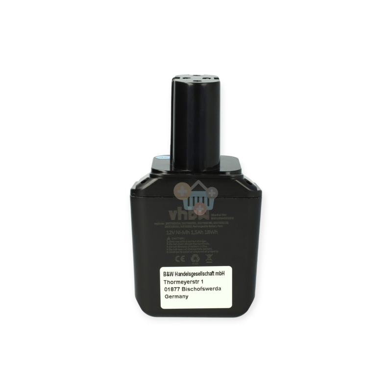 Įrankių akumuliatorius BOSCH 2 607 335 180, 12V, 1.5Ah, Ni-MH Įrankių akumuliatorius BOSCH 2 607 335 180, 12V, 1.5Ah, Ni-MH