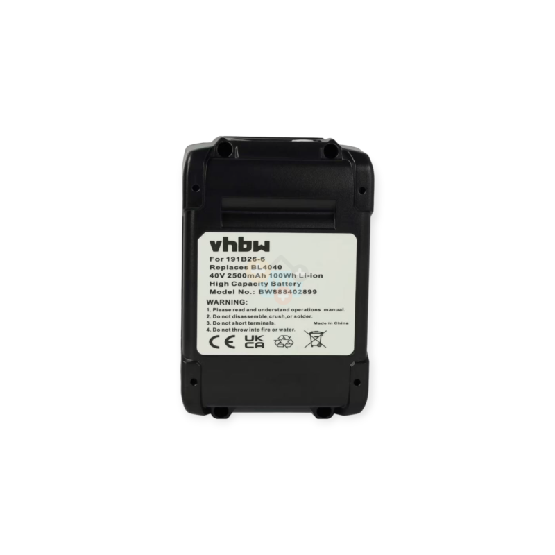 Įrankių akumuliatorius MAKITA BL4040 40V, 2.5Ah, Li-ion 1