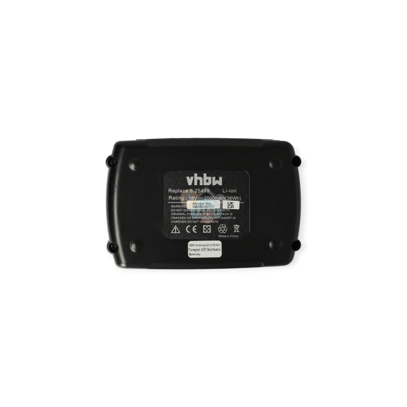 Įrankių akumuliatorius METABO 6.25499 18V, 2.0Ah, Li-ion 2