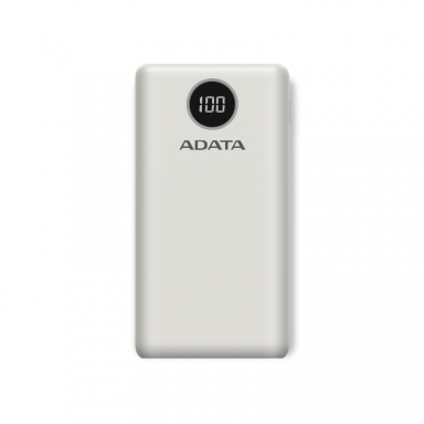 Išorinė baterija Adata P20000QCD Powerbank 20000mAh Balta +++ TOP Efektyvumas Išorinė baterija Adata P20000QCD Powerbank 20000mAh Balta +++ TOP Efektyvumas