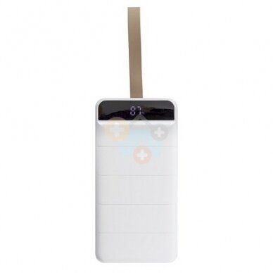 Išorinė baterija 38000mAh, PD 20W, USB-C, 3x USB, Lightning Išorinė baterija 38000mAh, PD 20W, USB-C, 3x USB, Lightning