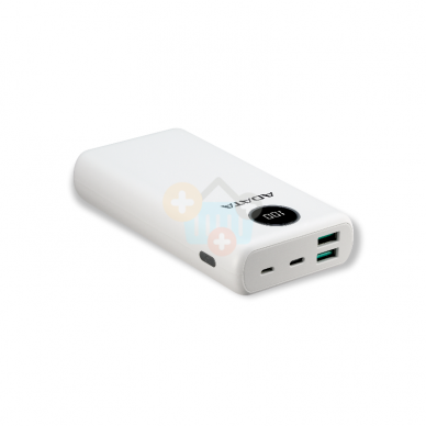Išorinė baterija Adata P20000QCD Powerbank 20000mAh Balta +++ TOP Efektyvumas 2 Išorinė baterija Adata P20000QCD Powerbank 20000mAh Balta +++ TOP Efektyvumas 2