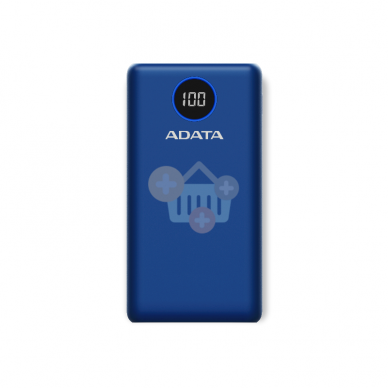 Išorinė baterija Adata P20000QCD Powerbank 20000mAh Mėlyna +++ TOP Efektyvumas Išorinė baterija Adata P20000QCD Powerbank 20000mAh Mėlyna +++ TOP Efektyvumas
