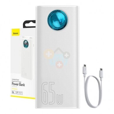 Išorinė baterija BASEUS 30000mAh, PD, 4xUSB + USB-C, 65W 1 Išorinė baterija BASEUS 30000mAh, PD, 4xUSB + USB-C, 65W 1