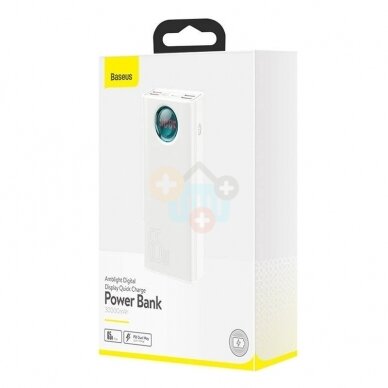 Išorinė baterija BASEUS 30000mAh, PD, 4xUSB + USB-C, 65W 4 Išorinė baterija BASEUS 30000mAh, PD, 4xUSB + USB-C, 65W 4