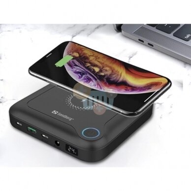 Išorinė baterija kompiuteriui SANDBERG All-in1 24000mAh 2 Išorinė baterija kompiuteriui SANDBERG All-in1 24000mAh 2