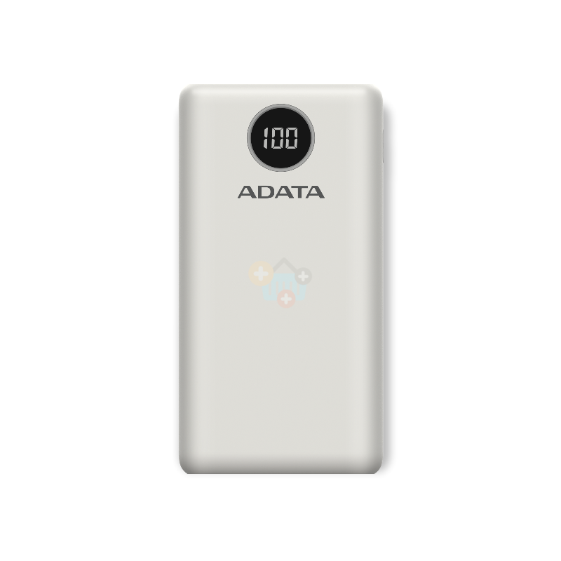 Išorinė baterija Adata P20000QCD Powerbank 20000mAh Balta +++ TOP Efektyvumas