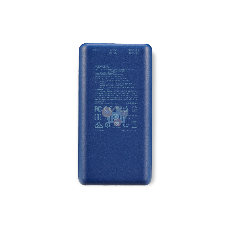 Išorinė baterija Adata P20000QCD Powerbank 20000mAh Mėlyna +++ TOP Efektyvumas 1 Išorinė baterija Adata P20000QCD Powerbank 20000mAh Mėlyna +++ TOP Efektyvumas 1