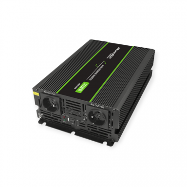 Įtampos keitiklis QOLTEC 51939 iš 24V į 220V 2000W/4000W + USB, Grynas sinusas Įtampos keitiklis QOLTEC 51939 iš 24V į 220V 2000W/4000W + USB, Grynas sinusas