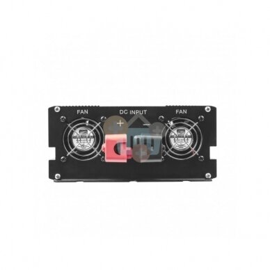 Įtampos keitiklis Green Cell INV15, iš 12V į 220V 3000W/6000W + USB, Grynas sinusas 1