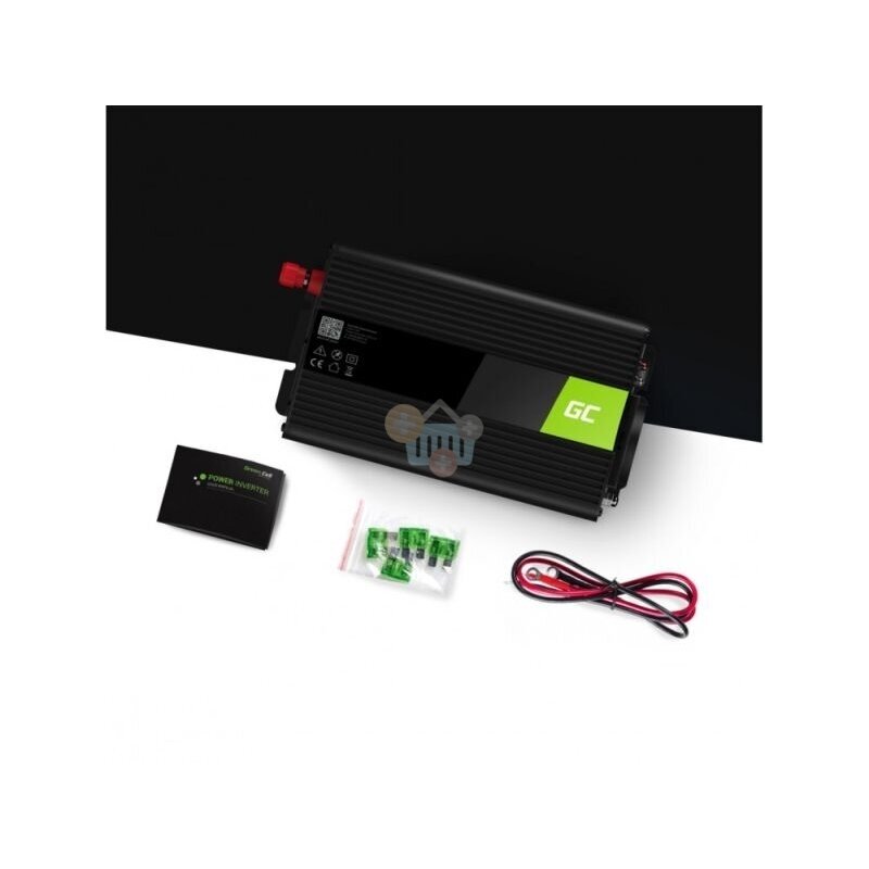 Įtampos keitiklis Green Cell INV09, iš 12V į 220V 1000W/2000W + USB, Grynas sinusas 2 Įtampos keitiklis Green Cell INV09, iš 12V į 220V 1000W/2000W + USB, Grynas sinusas 2