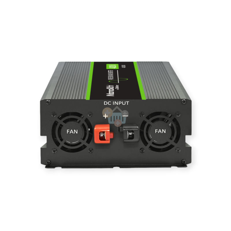Įtampos keitiklis QOLTEC 51939 iš 24V į 220V 2000W/4000W + USB, Grynas sinusas 1