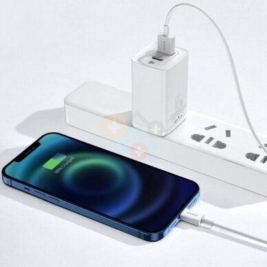 Kabelis Baseus Superior USB -> Lightning, 2.4A, 1.5m, baltas (CALYS-B02) +++ TOP Komfortas 3 Kabelis Baseus Superior USB -> Lightning, 2.4A, 1.5m, baltas (CALYS-B02) +++ TOP Komfortas 3
