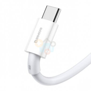 Kabelis Baseus Superior USB -> Type C, 66W, 2m, baltas (CATYS-A02) +++ TOP Komfortas 2 Kabelis Baseus Superior USB -> Type C, 66W, 2m, baltas (CATYS-A02) +++ TOP Komfortas 2